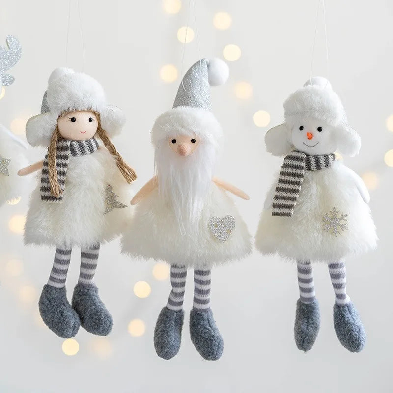 Charming Plush Angel Ornament for Christmas Decor - Image 11