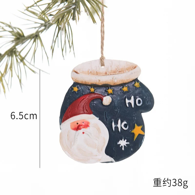 Festive Resin Christmas Sock & Snowman Ornaments - Image 34