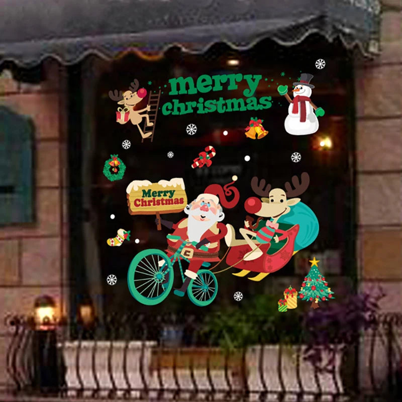 Festive Santa Wall & Window Stickers for Christmas - Image 25