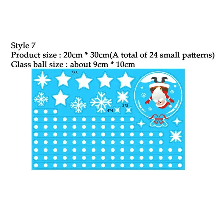 Festive Snowflake Window Decals for Christmas Cheer - Image 6