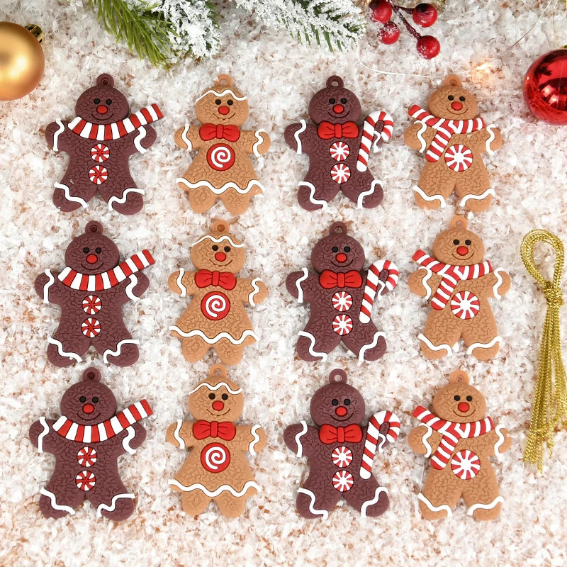 Charming Gingerbread Man Tree Ornaments - Festive Decor - Image 7