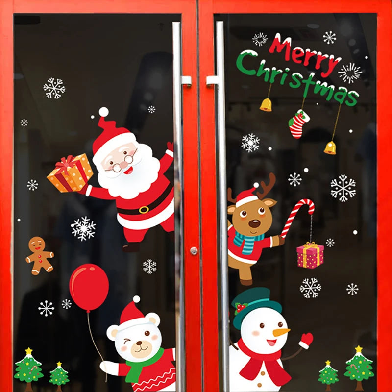 Festive Santa Wall & Window Stickers for Christmas - Image 18