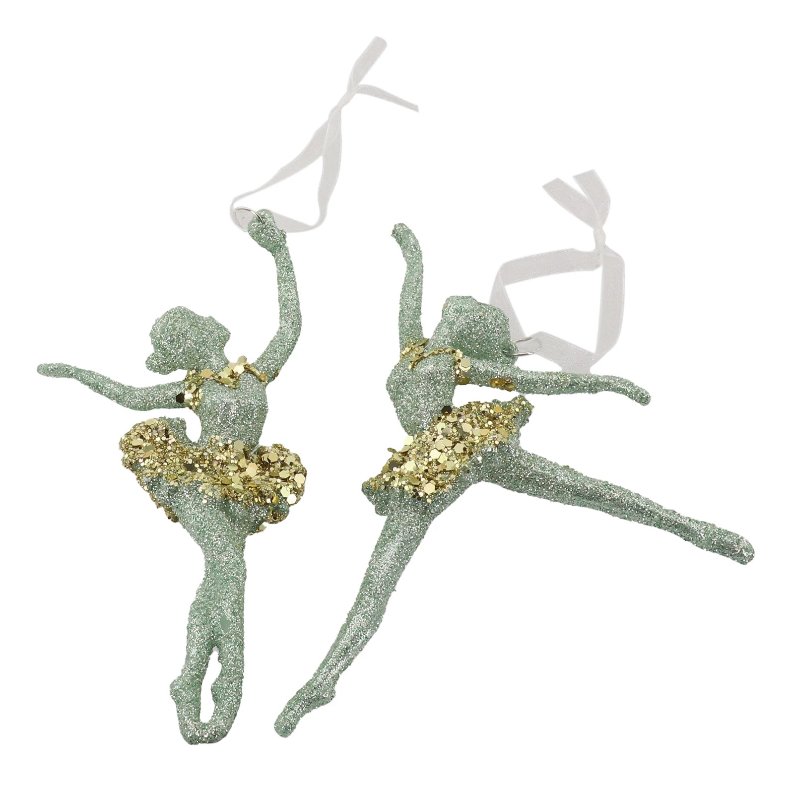 Charming Green Snowflake Bell Christmas Ornaments - Image 40
