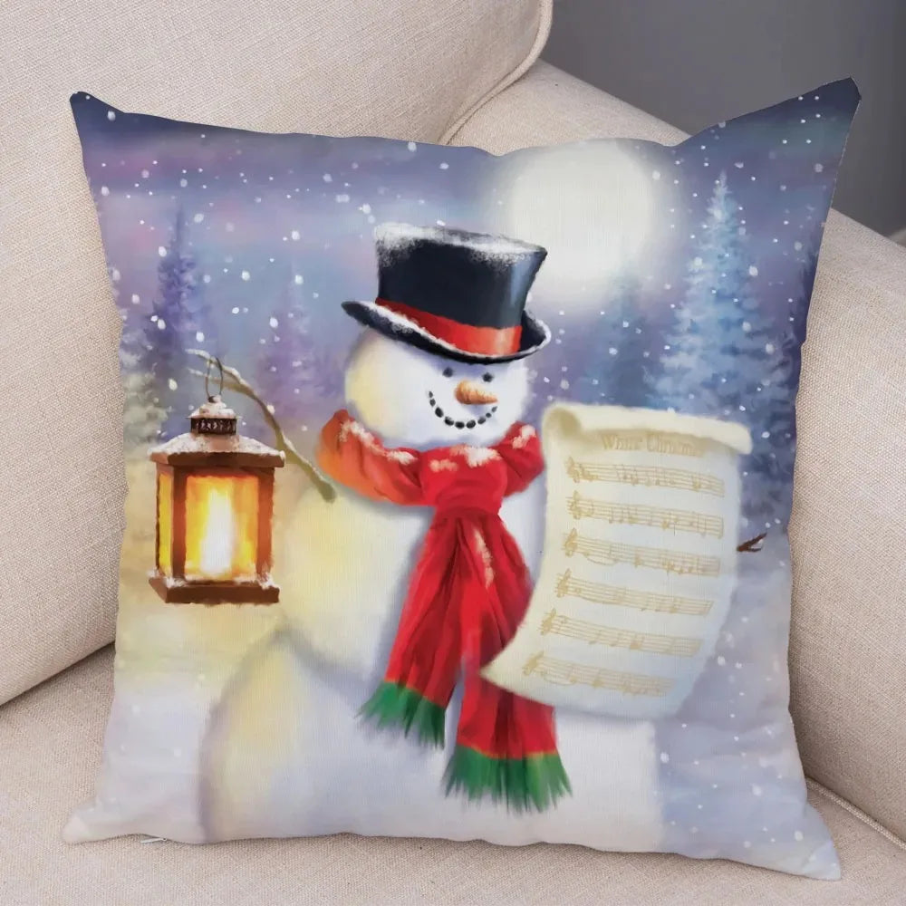 Festive Santa Claus Pillowcases for Cozy Holiday Decor - Image 19