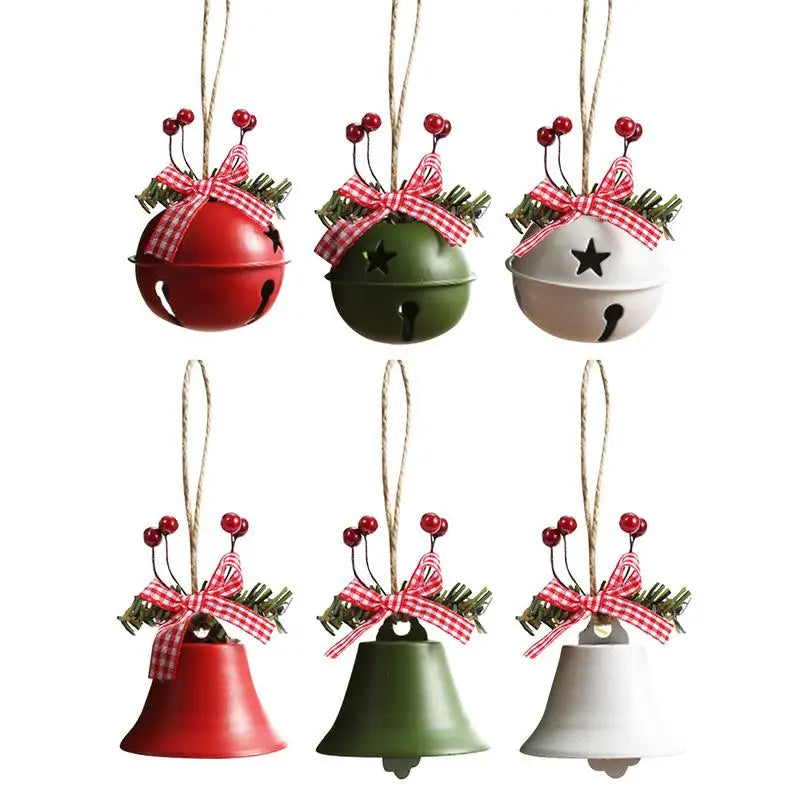 Festive Metal Jingle Bells for Holiday Decor