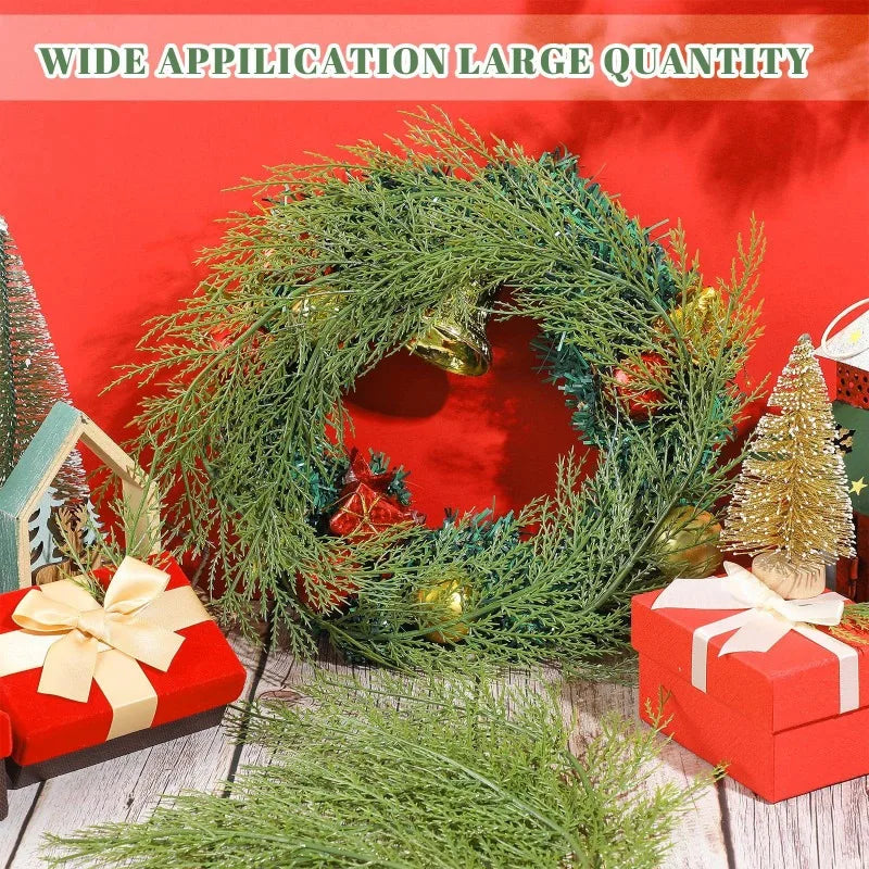 Festive Artificial Pine Branches for Christmas Decor - Image 11