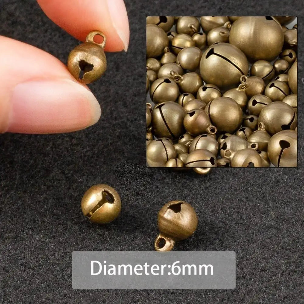 Festive Bronze Jingle Bells for DIY Christmas Decor - Image 4