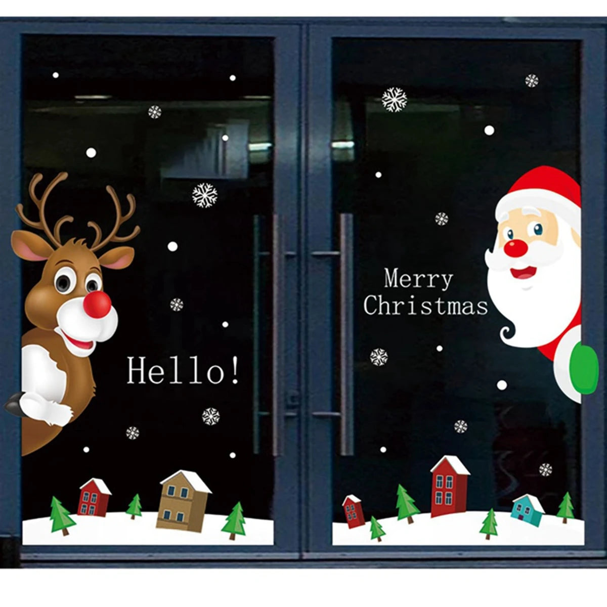 Festive Christmas Wall and Window Stickers - Image 55