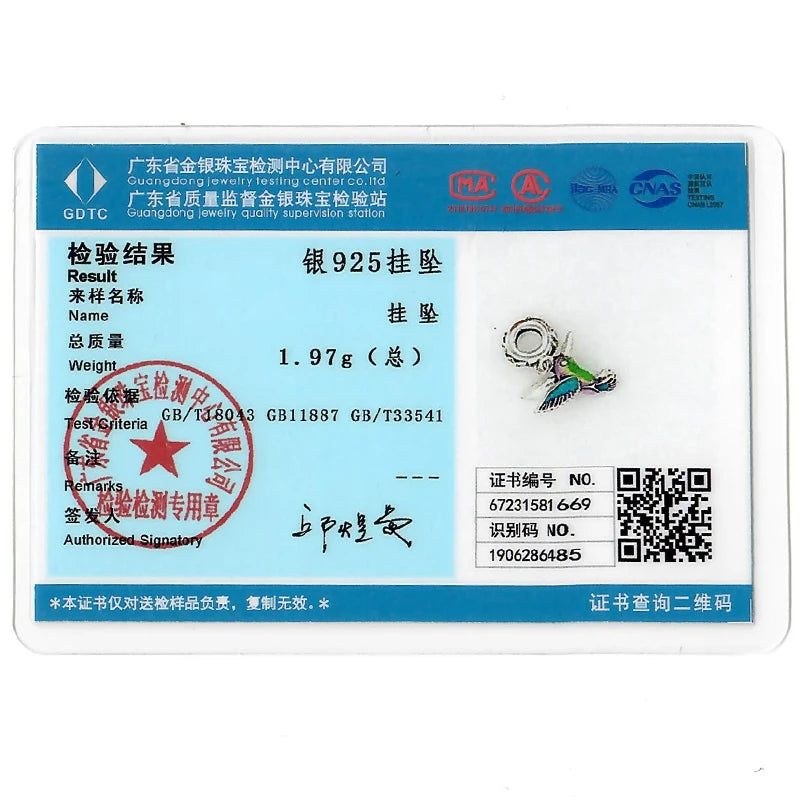 925 Silver Crystal Christmas Tree Charm for Bracelets - Image 11