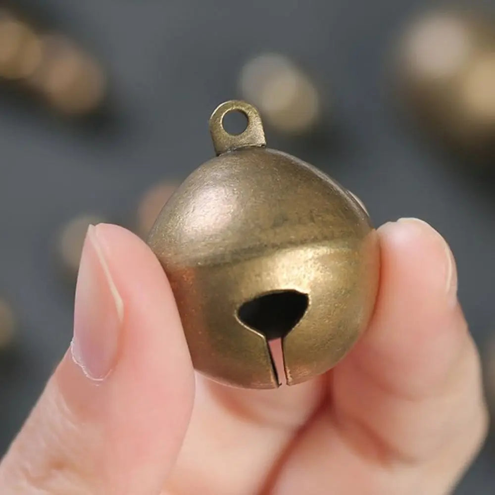 Festive Bronze Jingle Bells for DIY Christmas Decor - Image 5