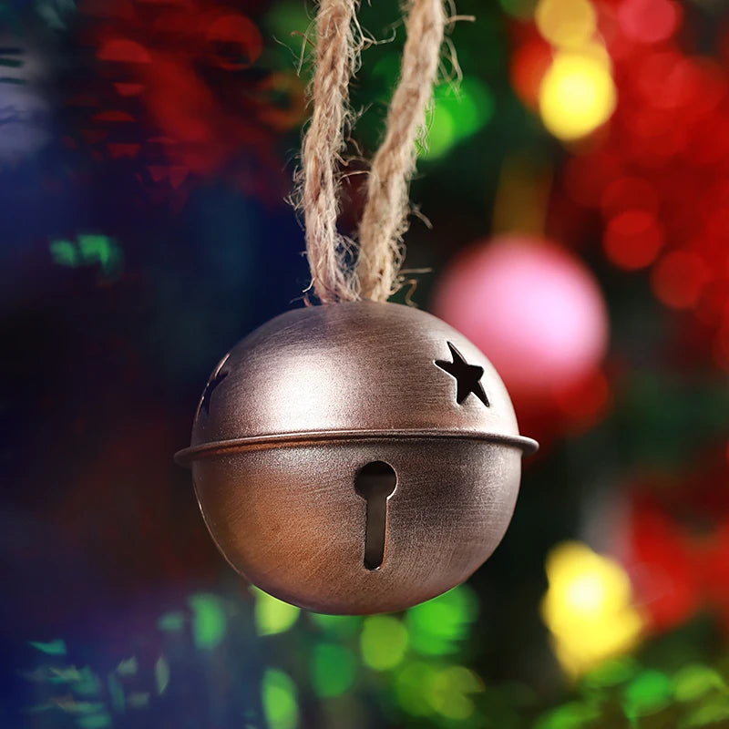 Rose Gold Jingle Bells for Christmas Decor - Image 4