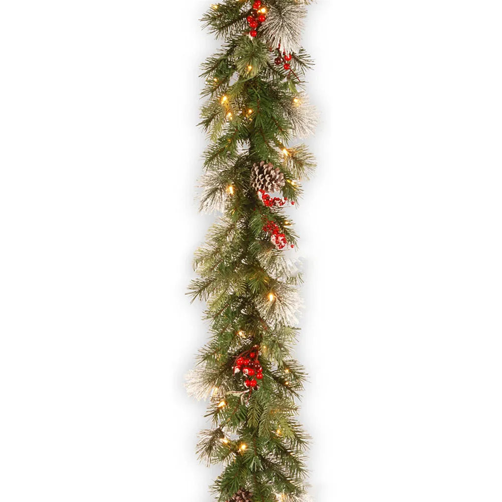 Red Berry Pine Vine Garland for Festive Decor - Image 15