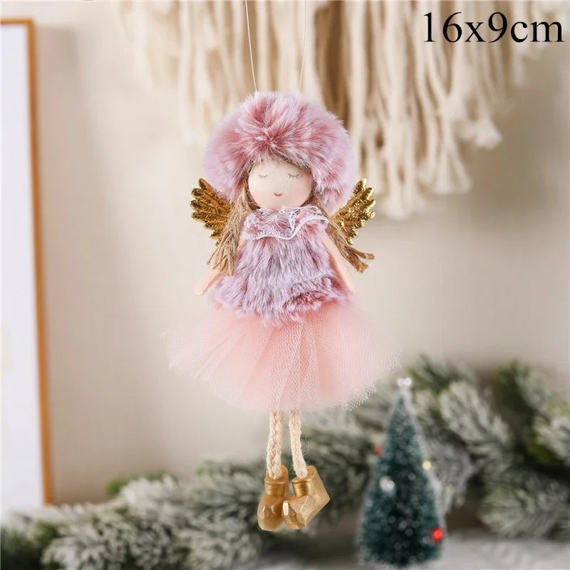 Charming Christmas Angel Doll Tree Ornament - Image 30