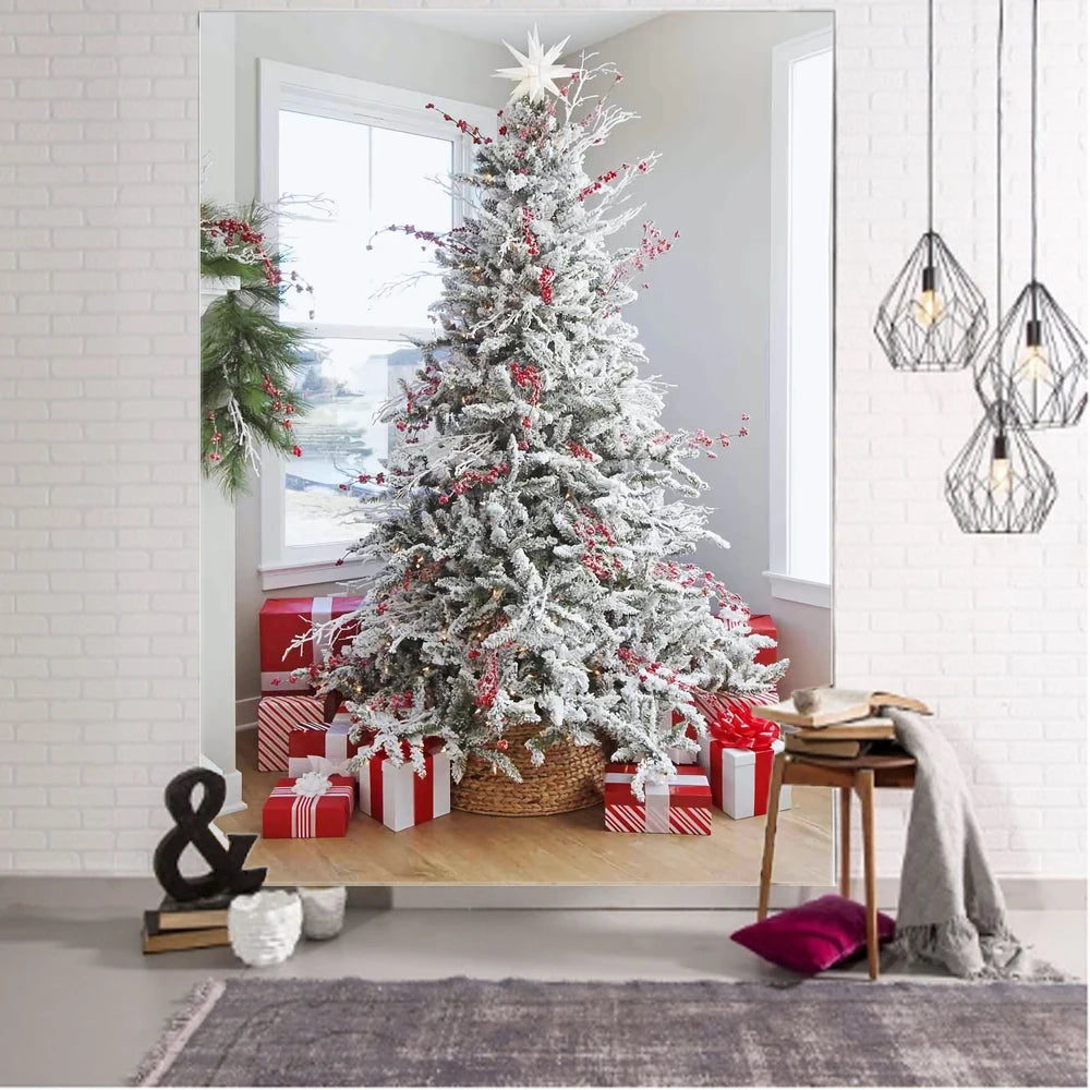 Charming Christmas Tree Tapestry for Festive Decor - Image 2
