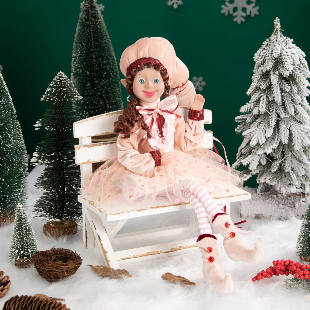 Festive Handmade Plush Elf Dolls - Perfect Gift! - Image 19