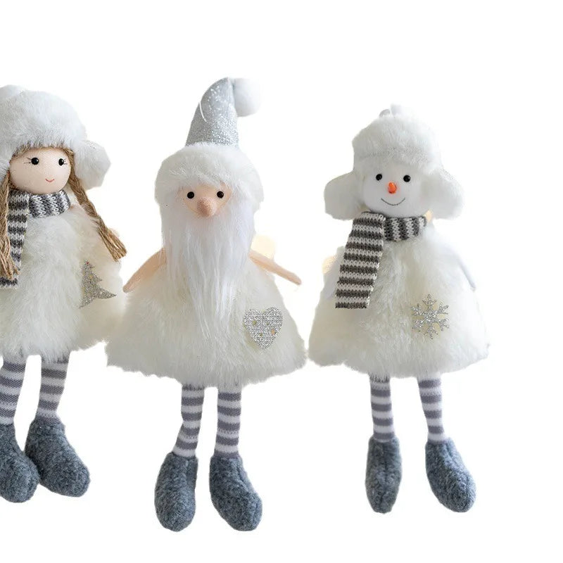 Charming Plush Angel Ornament for Christmas Decor - Image 9