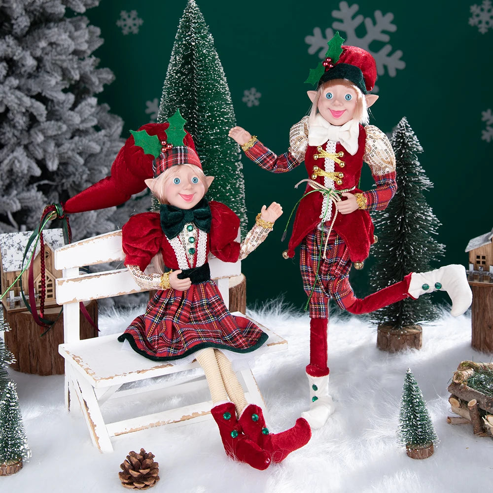 Festive Handmade Plush Elf Dolls - Perfect Gift! - Image 44