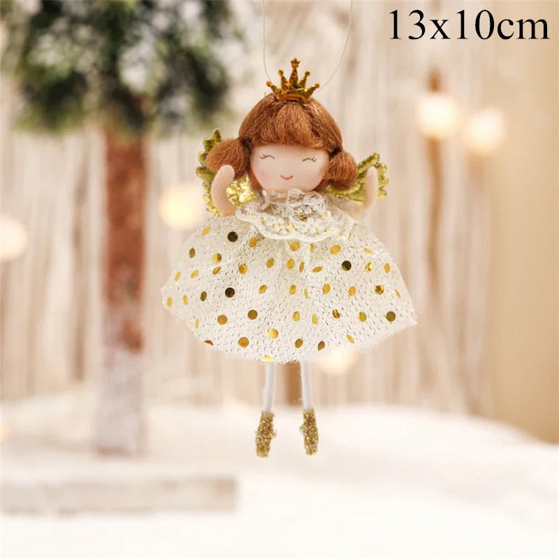 Charming Christmas Angel Doll Tree Ornament - Image 17
