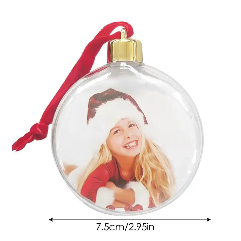 Christmas Snowman Photo Frame Ornaments for Kids - Image 4
