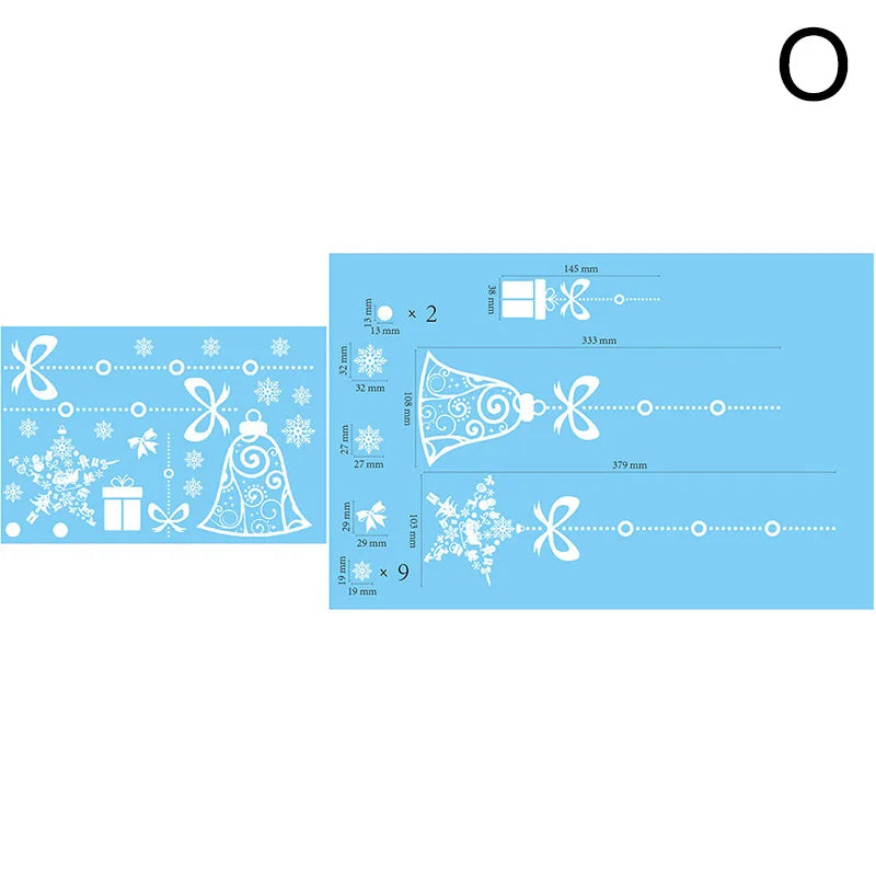 Festive Christmas Window Stickers: Santa & Snowflakes - Image 38