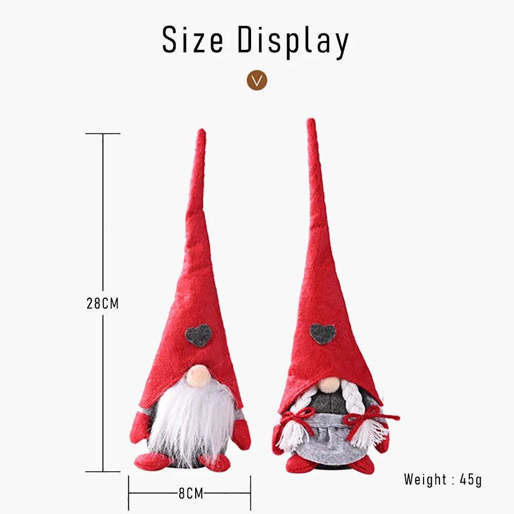 Charming Christmas Gnome Plush Doll Ornaments - Image 8