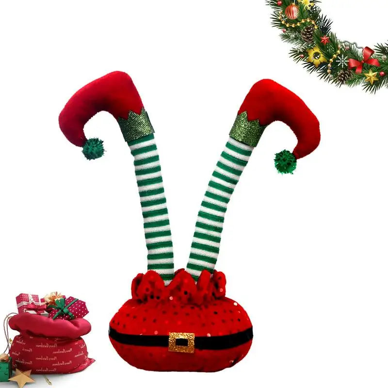Festive Elf Tree Topper Plush Decoration - Image 2