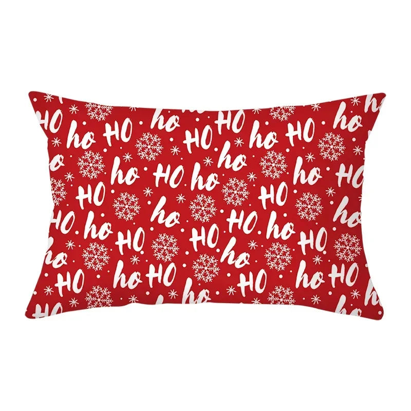 Festive Red Christmas Cushion Cover for Cozy Decor - Image 7