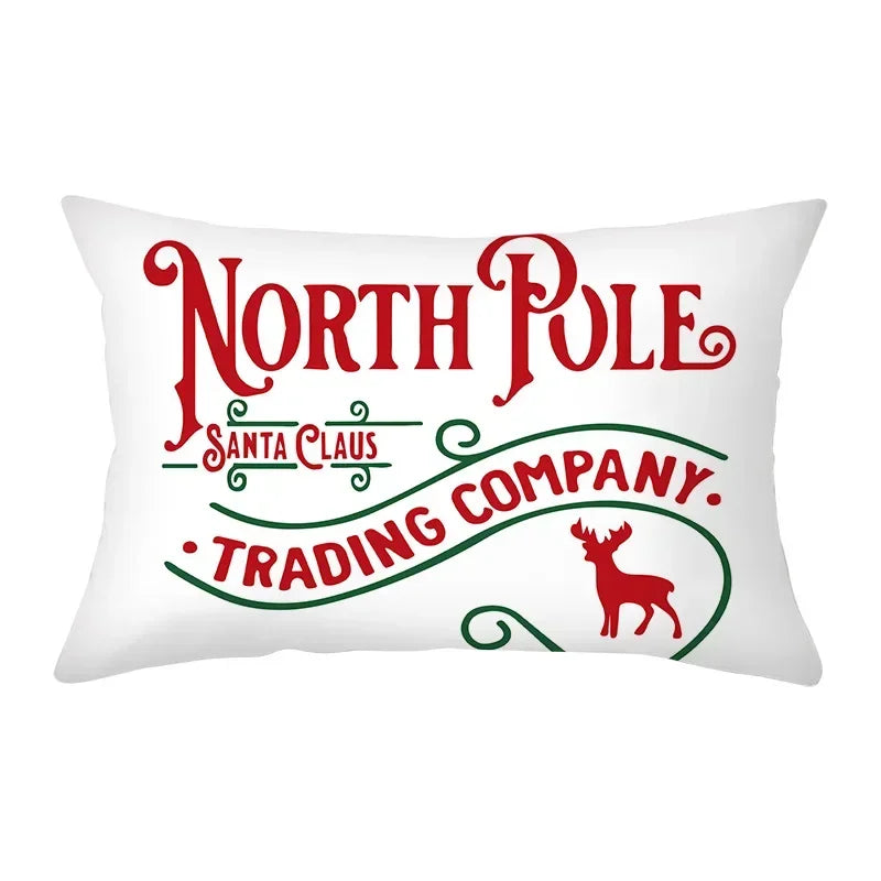 Festive Red Christmas Cushion Cover for Cozy Decor - Image 5