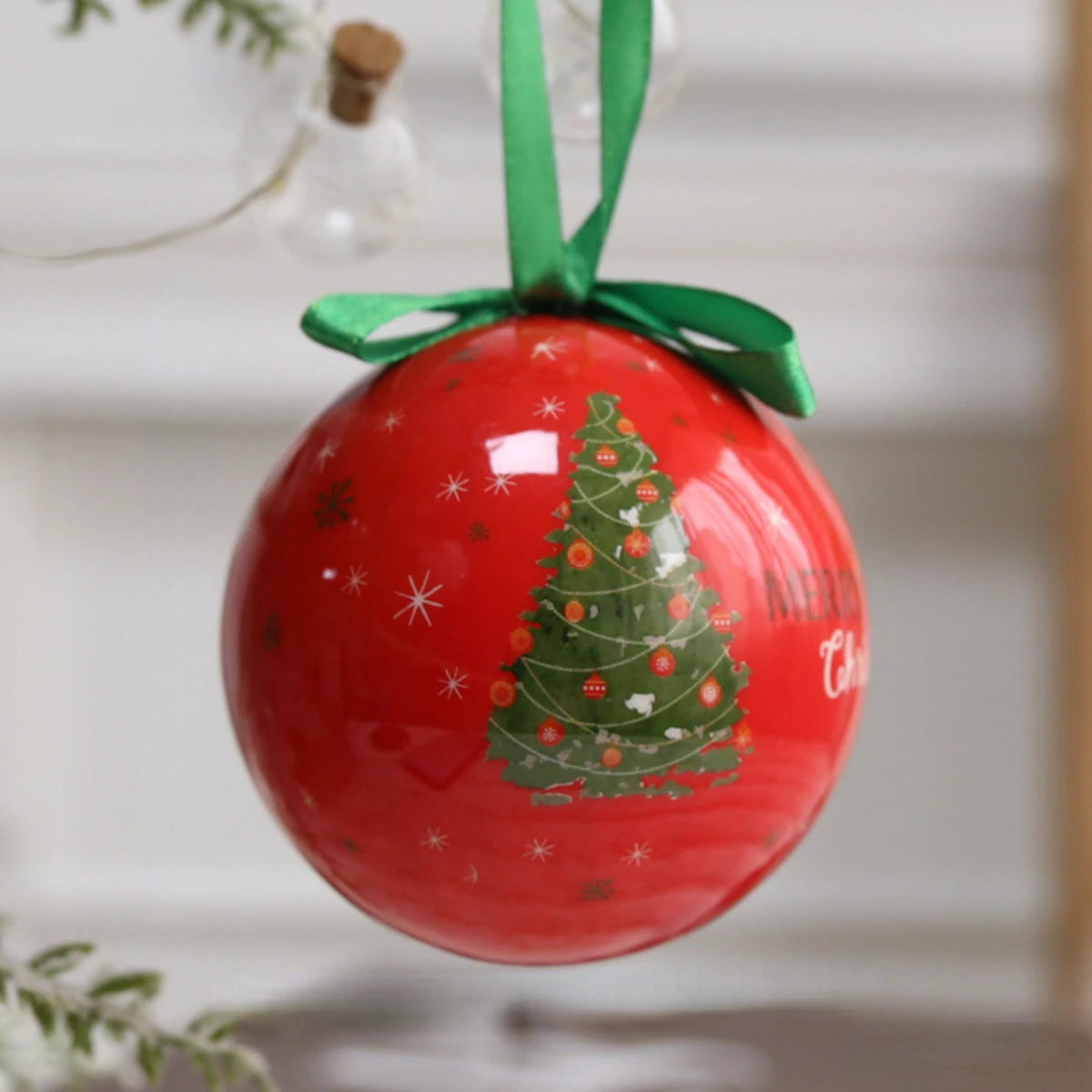 Sparkling 8cm Christmas Ball Ornaments for Your Tree - Image 13