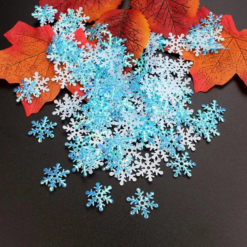 Festive Snowflake Confetti for Holiday Decor - Image 12