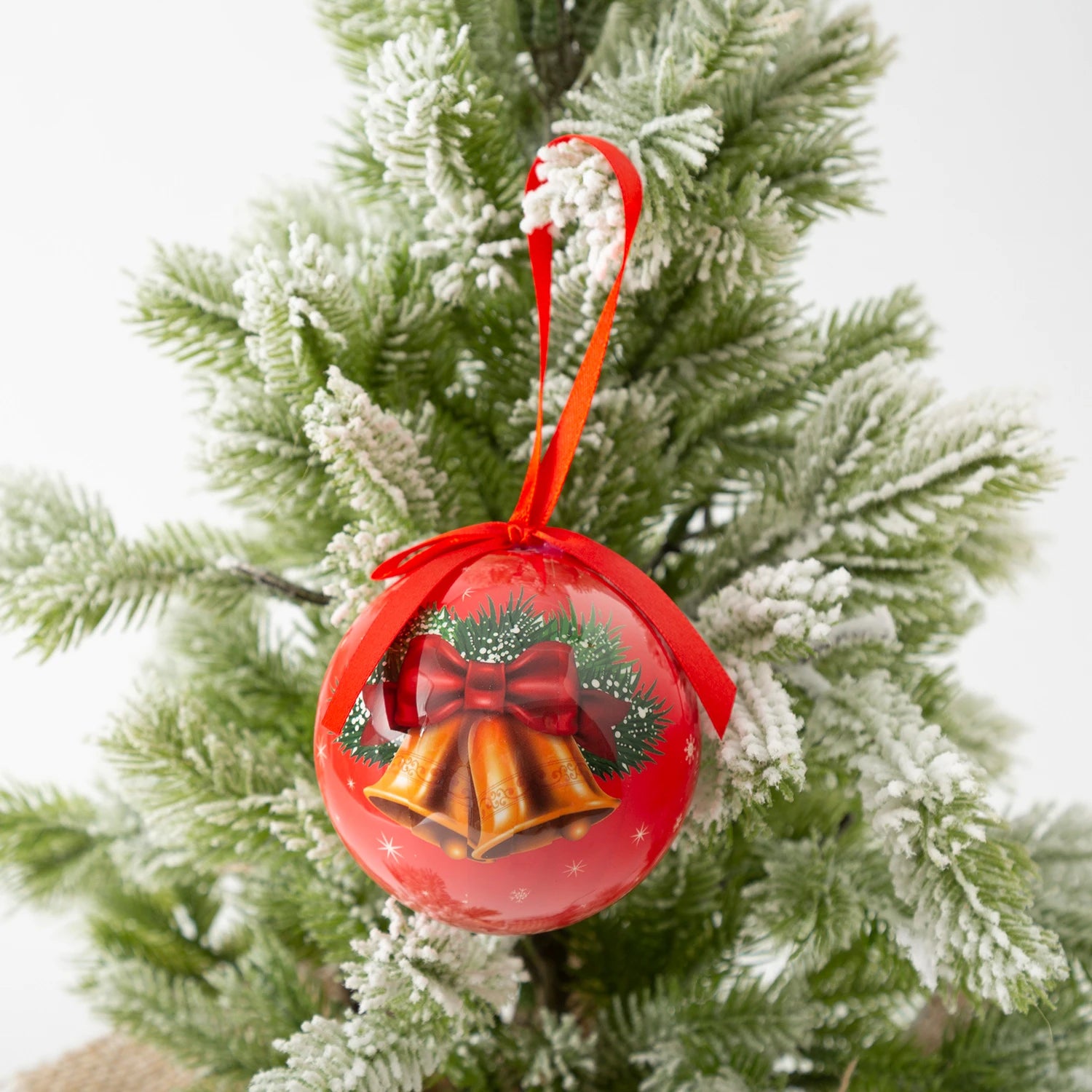 Sparkling 8cm Christmas Ball Ornaments for Your Tree - Image 15