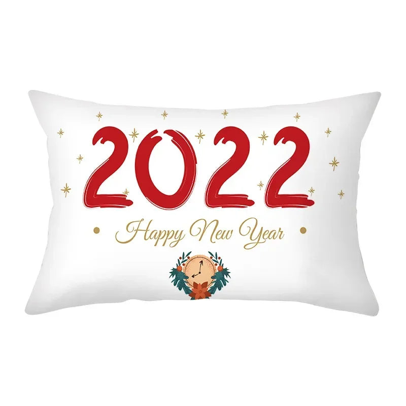 Festive Red Christmas Cushion Cover for Cozy Decor - Image 2