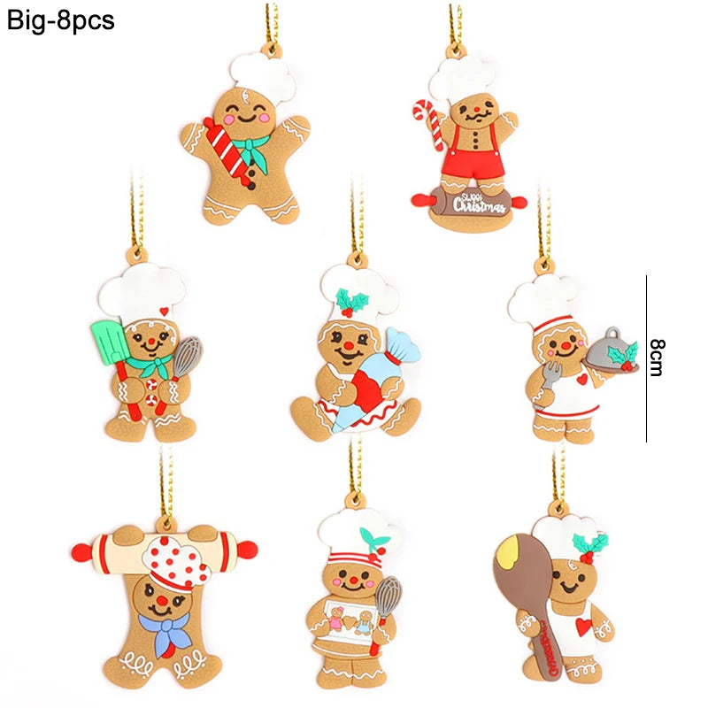 Charming Gingerbread Man Tree Ornaments - Festive Decor - Image 2