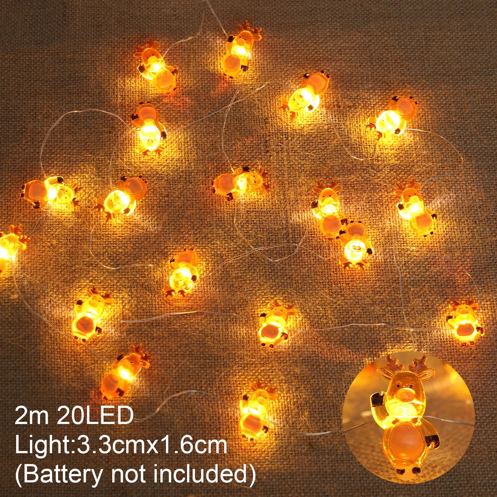 Magical Santa Claus LED String Lights for Christmas - Image 8