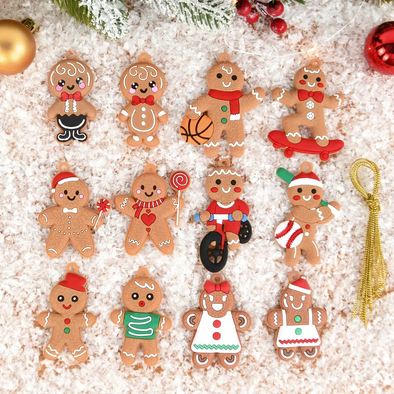 Charming Gingerbread Man Tree Ornaments - Festive Decor - Image 9