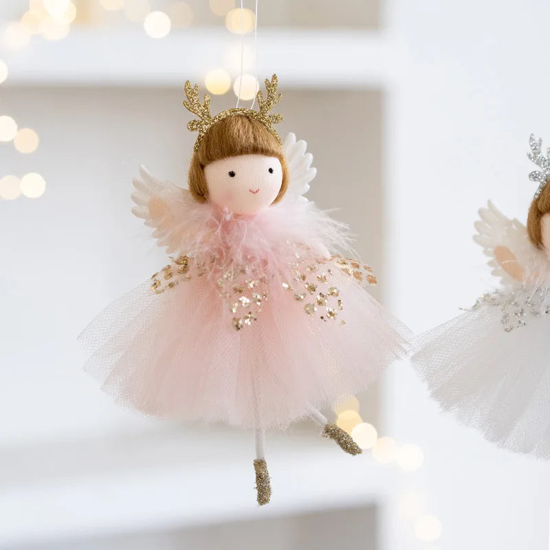 Charming Christmas Angel Doll Tree Ornament - Image 4