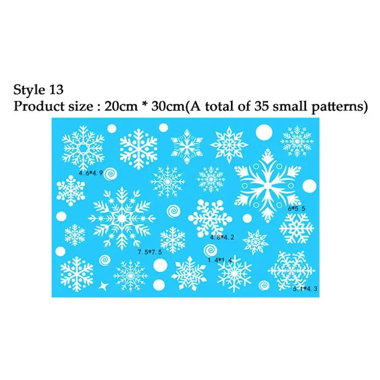 Festive Snowflake Window Decals for Christmas Cheer - Image 17