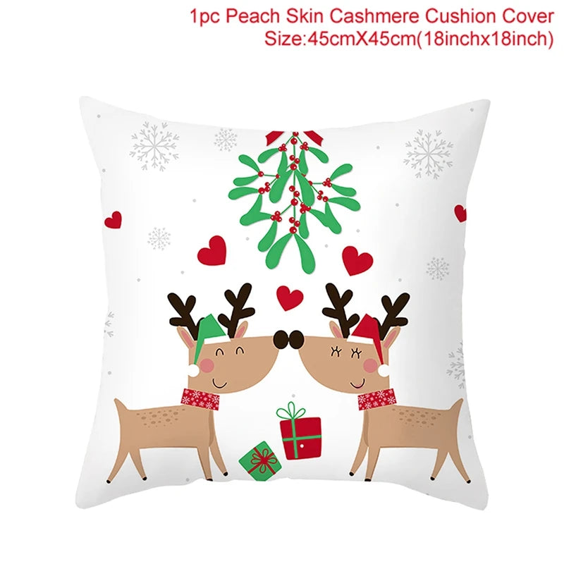 Festive 45cm Christmas Pillowcase Cushion Cover - Image 46