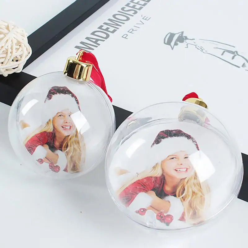Christmas Snowman Photo Frame Ornaments for Kids - Image 3