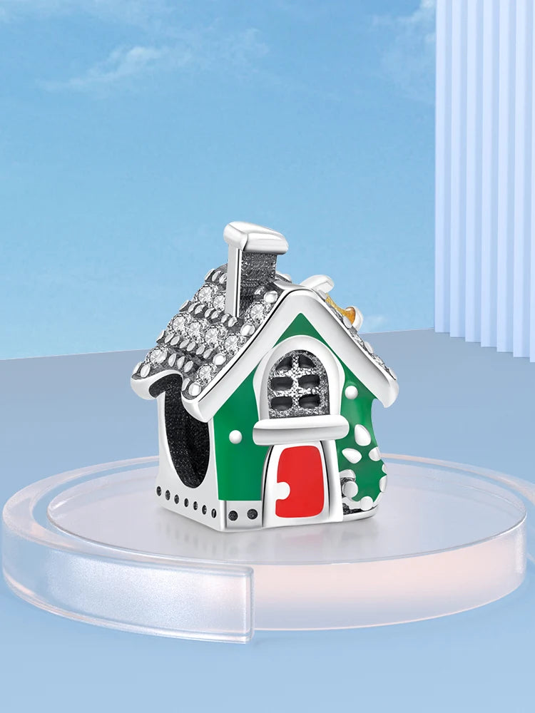 925 Silver Crystal Christmas Tree Charm for Bracelets - Image 51