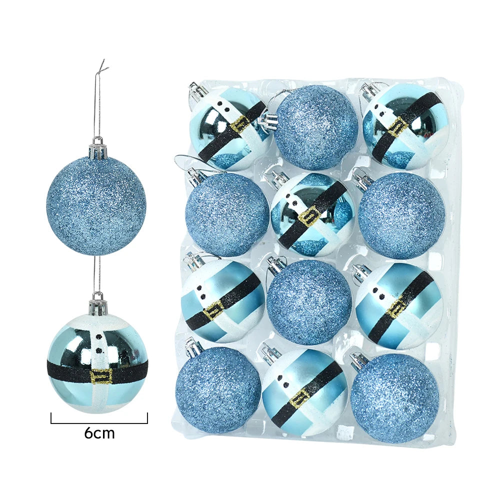 Rose Gold Christmas Tree Ball Ornaments – 6cm - Image 17