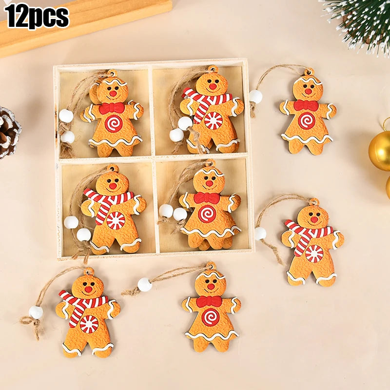 Festive Wooden Nutcracker Soldier Tree Ornaments - Image 16