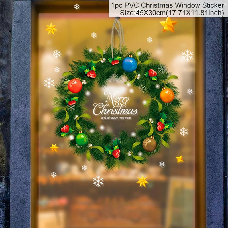 Festive Christmas Wall and Window Stickers - Image 38