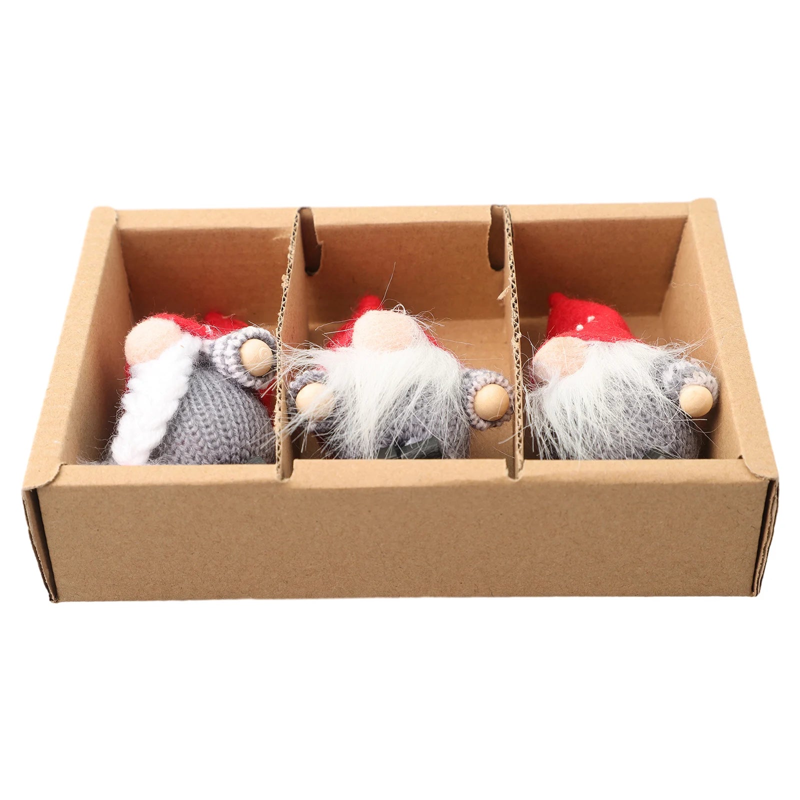 3pcs Christmas Plush Faceless Doll Ornaments - Image 5