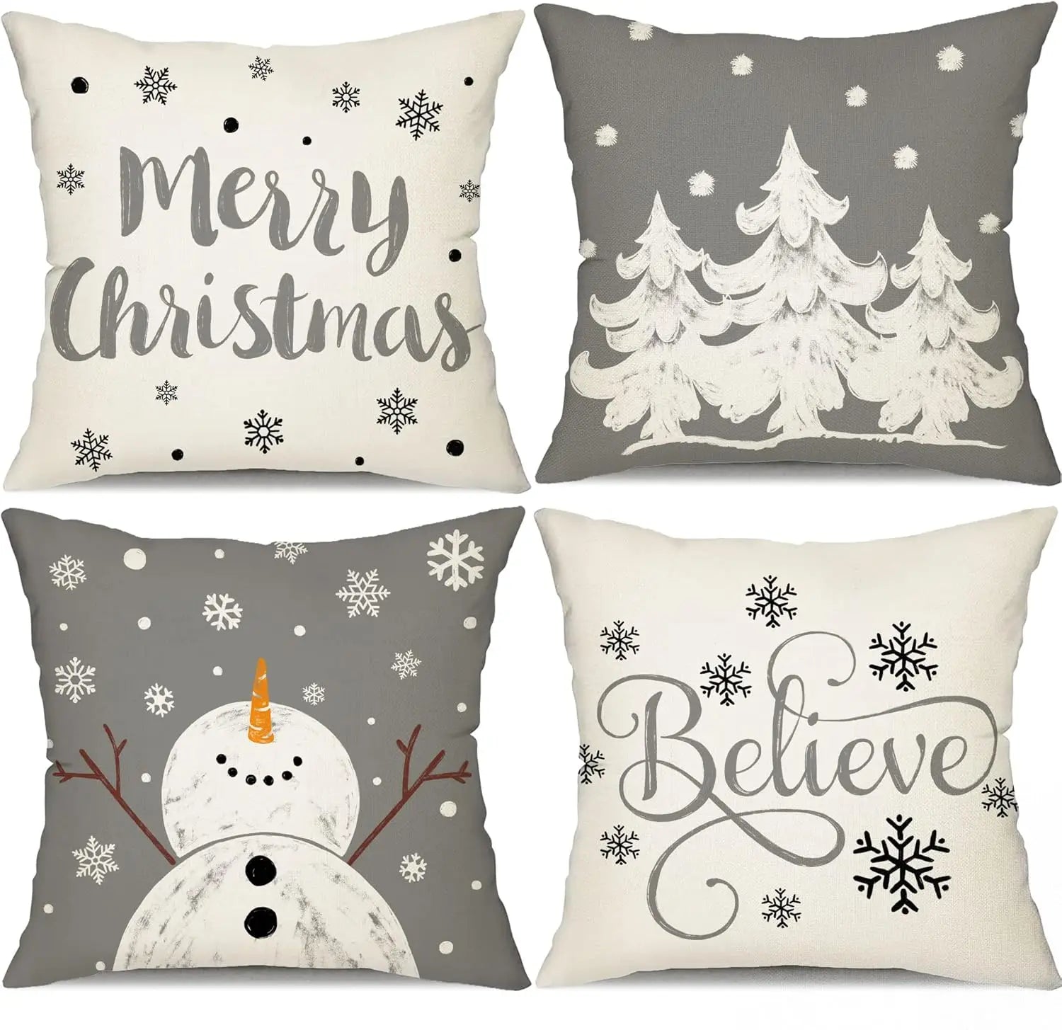 Festive Christmas Pillow Covers for Cozy Holiday Decor