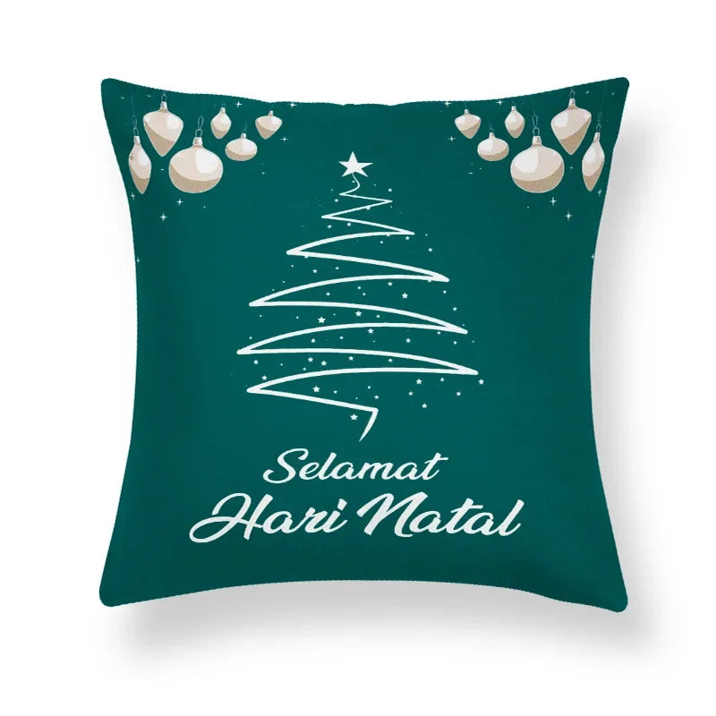 Festive Green Flower Ring Pillow Cushion - Image 15