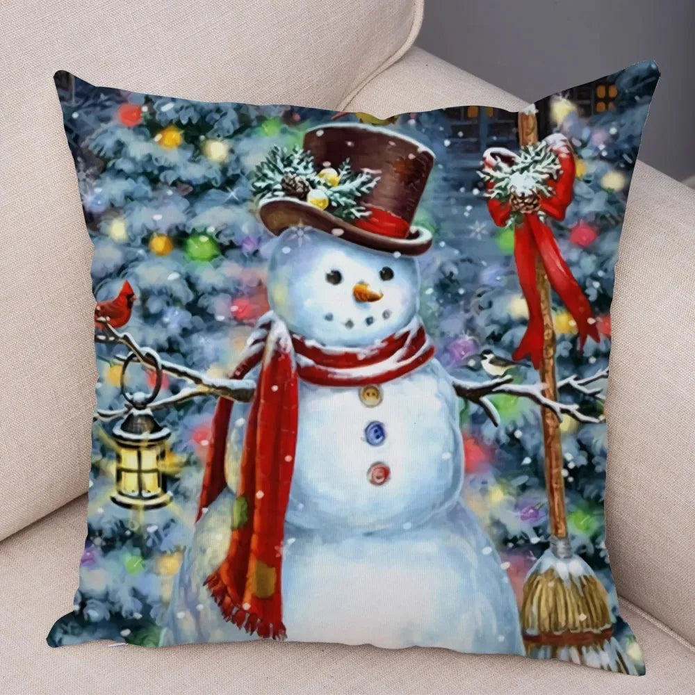 Festive Santa Claus Pillowcases for Cozy Holiday Decor - Image 7