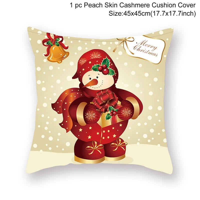 Festive 45cm Christmas Pillowcase Cushion Cover - Image 35