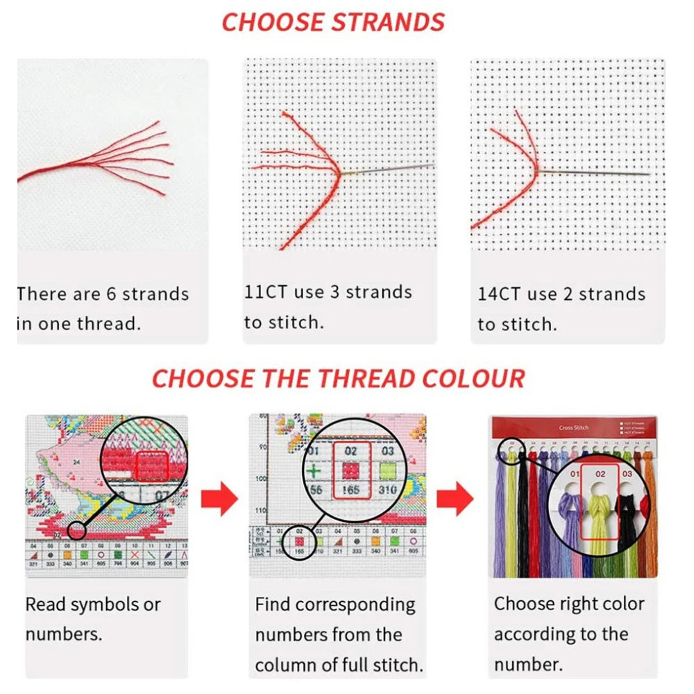 Festive Cross-Stitch Kit for Christmas Tree Decor - Image 6