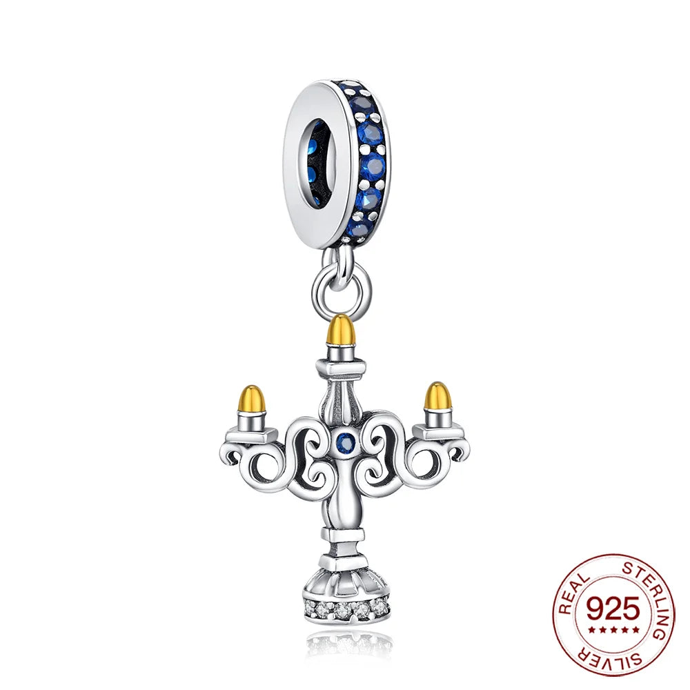925 Silver Crystal Christmas Tree Charm for Bracelets - Image 24